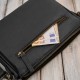 Dámská kožená kabelka přes rameno černá kompaktní postbag Paolo Peruzzi IM-04-BL