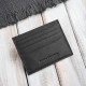 Калъф за кредитни карти от кожа практичен RFID калъф черен с изрез Paolo Peruzzi AY-16-BL