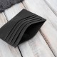 Калъф за кредитни карти от кожа практичен RFID калъф черен с изрез Paolo Peruzzi AY-16-BL
