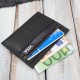 Калъф за кредитни карти от кожа практичен RFID калъф черен с изрез Paolo Peruzzi AY-16-BL