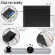 Credit card case leather practical RFID case black with cutout Paolo Peruzzi AY-16-BL