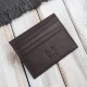 Кожено калъфче за кредитни карти с RFID, класическо кафяво с изрез Paolo Peruzzi AY-16-BR