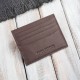 Калъф за кредитни карти практичен RFID калъф от естествена кожа в цвят коняк Paolo Peruzzi AY-16-CG