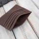 Калъф за кредитни карти практичен RFID калъф от естествена кожа в цвят коняк Paolo Peruzzi AY-16-CG