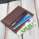 Калъф за кредитни карти практичен RFID калъф от естествена кожа в цвят коняк Paolo Peruzzi AY-16-CG