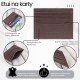 Credit card case practical RFID natural leather case cognac Paolo Peruzzi AY-16-CG