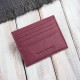 Кожен практичен калъф за карти и визитки с RFID защита червен Paolo Peruzzi AY-16-RD
