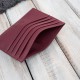 Leather practical card and business card case with RFID protection red Paolo Peruzzi AY-16-RD