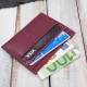Кожен практичен калъф за карти и визитки с RFID защита червен Paolo Peruzzi AY-16-RD