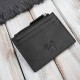 Кожен калъф за карти с RFID джоб с цип, черен Paolo Peruzzi AY-17-BL
