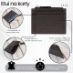 Natural leather card case with RFID zipper pocket brown Paolo Peruzzi AY-17-BR