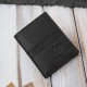 Мъжки кожен портфейл малък тънък обемен компактен RFID Paolo Peruzzi T-149-BL