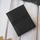 Мъжки кожен портфейл малък тънък обемен компактен RFID Paolo Peruzzi T-149-BL