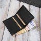 Portfel męski skórzany mały cienki pojemny kompaktowy RFID Paolo Peruzzi T-149-BL