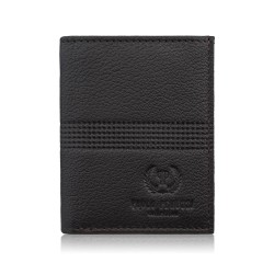 Мъжки малък тънък портфейл с отделения от кожа практичен и стилен RFID Paolo Peruzzi T-149-BR