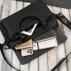 Geantă de umăr din piele pentru bărbați pentru laptop A4 documente negru Paolo Peruzzi IM-06-BL
