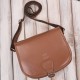 Women's cognac leather listono leather handbag Paolo Peruzzi T-39-KCG