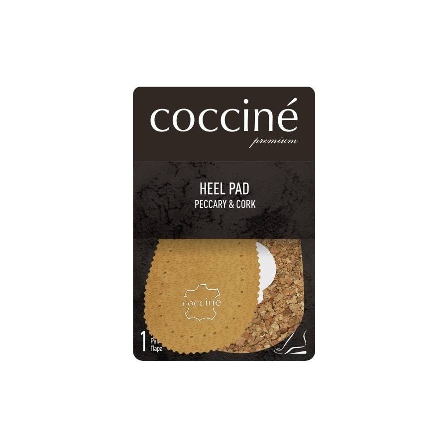 Pecari Coccine M kožené boty s korkovým podpatkem