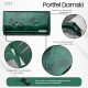 Portfel damski skórzany duży lakierowany ze wzorem w motyle zielony SP-19-GRN