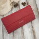 Дамски кожен портфейл в червено с хоризонтална ориентация и RFID Paolo Peruzzi AL-01-RD