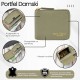 Women's leather wallet small green in horizontal orientation with RFID Paolo Peruzzi KV-04-GR