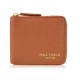 Portofel mic pentru femei din piele coniac în orientare orizontală cu RFID Paolo Peruzzi KV-04-CG