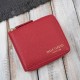 Portofel din piele pentru femei mic roșu în orientare orizontală cu RFID Paolo Peruzzi KV-04-RD