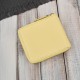 Dámská kožená peněženka malá žlutá v horizontální orientaci s RFID Paolo Peruzzi KV-04-YL
