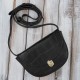 Women's leather small compact clutch bag black Paolo Peruzzi KV-01-BL