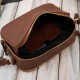 Women's leather shoulder bag postbag fashionable brown Paolo Peruzzi KV-03-BR