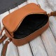 Women's leather shoulder bag postbag fashionable cognac Paolo Peruzzi KV-03-CG