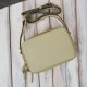 Women's leather shoulder bag postbag fashionable green Paolo Peruzzi KV-03-GR