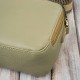 Women's leather shoulder bag postbag fashionable green Paolo Peruzzi KV-03-GR