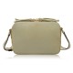 Women's leather shoulder bag postbag fashionable green Paolo Peruzzi KV-03-GR