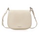 Women's full grain leather letter carrier bag fashionable beige Paolo Peruzzi KV-06-BG