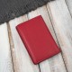 Card case red leather elegant RFID Paolo Peruzzi KV-05-RD