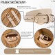 Women's leather belt 90 cm for pants narrow cream face gold buckle PG-13-ECRZ-90