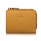 Women's small leather wallet in mustard color horizontal with RFID Paolo Peruzzi SL-06-MNG