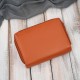 Portfel damski skórzany pomarańczowy duży w orientacji poziomej z RFID Paolo Peruzzi SL-07-OR