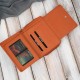 Portfel damski skórzany pomarańczowy duży w orientacji poziomej z RFID Paolo Peruzzi SL-07-OR
