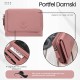 Portfel damski skórzany różowy duży w orientacji poziomej z RFID Paolo Peruzzi SL-07-PI