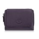 Portfel damski skórzany fioletowy duży w orientacji poziomej z RFID Paolo Peruzzi SL-07-VI