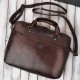 Torba męska na ramię do ręki skórzana na laptopa dokumenty A4 brązowa pojemna Paolo Peruzzi SL-08-BR