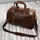 Torba podróżna męska skórzana duża pojemna koniakowa SL-10-CG