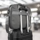 Torba na laptopa szara unisex materiałowa lekka do ręki na ramię AS-02-DGR