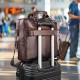 Skórzana torba na laptopa męska na dokumenty brązowa Paolo Peruzzi SL-01-BR
