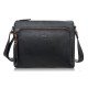 Women's shoulder bag leather black classic urban roomy Paolo Peruzzi AY-22-BLRG