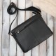 Women's shoulder bag leather black classic urban roomy Paolo Peruzzi AY-22-BLRG