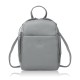 Plecak damski skórzany miejski mały szary elegancki Paolo Peruzzi AY-26-GR