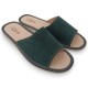 Eleganckie kapcie damskie R.40 domowe klapki skóra naturalna zamsz premium KD-19-GRE-40